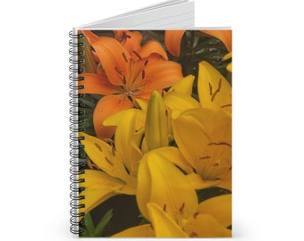 Garden Notebook - Garden Journal - Garden Planner - Mother's Day Gift - Teacher Gift - Notebook with Flowers - Journal with Flowers
