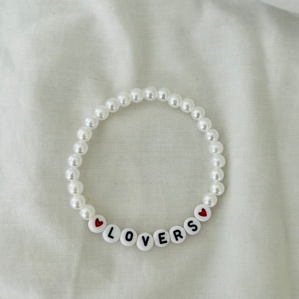 Niall inspired lovers pearl bracelet