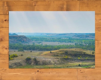 North Dakota Scenery Photography Home Decor, American Midwest Prairie Wall Art, ND Photography on Canvas, Beautiful Landscape Photography