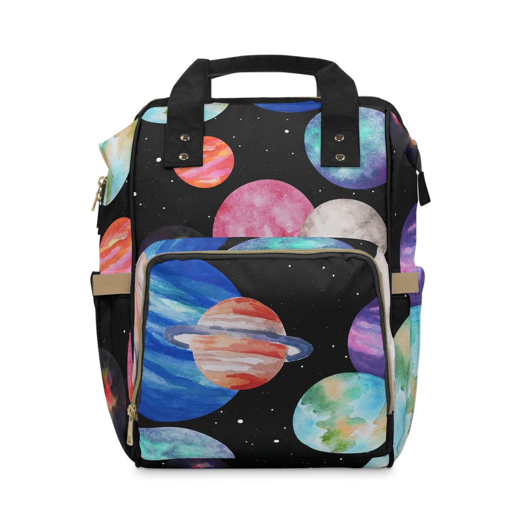 Space Diaper Backpack Outer Space Diaper Bag Diaper Etsy