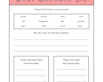 Student Wellbeing Check-In & Reflection Bundle (Visuals, Emojis, Introduction to Emotion Language, Light System for Feelings, Variety Pack)
