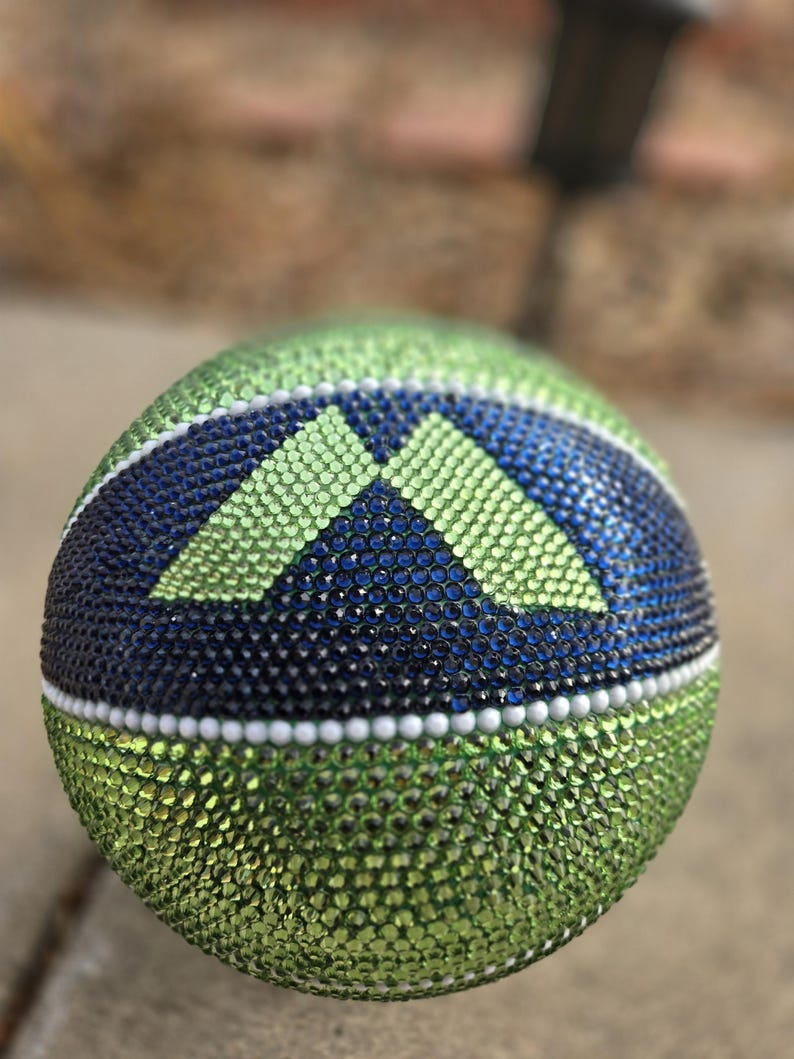 Bedazzled Basketball - Etsy