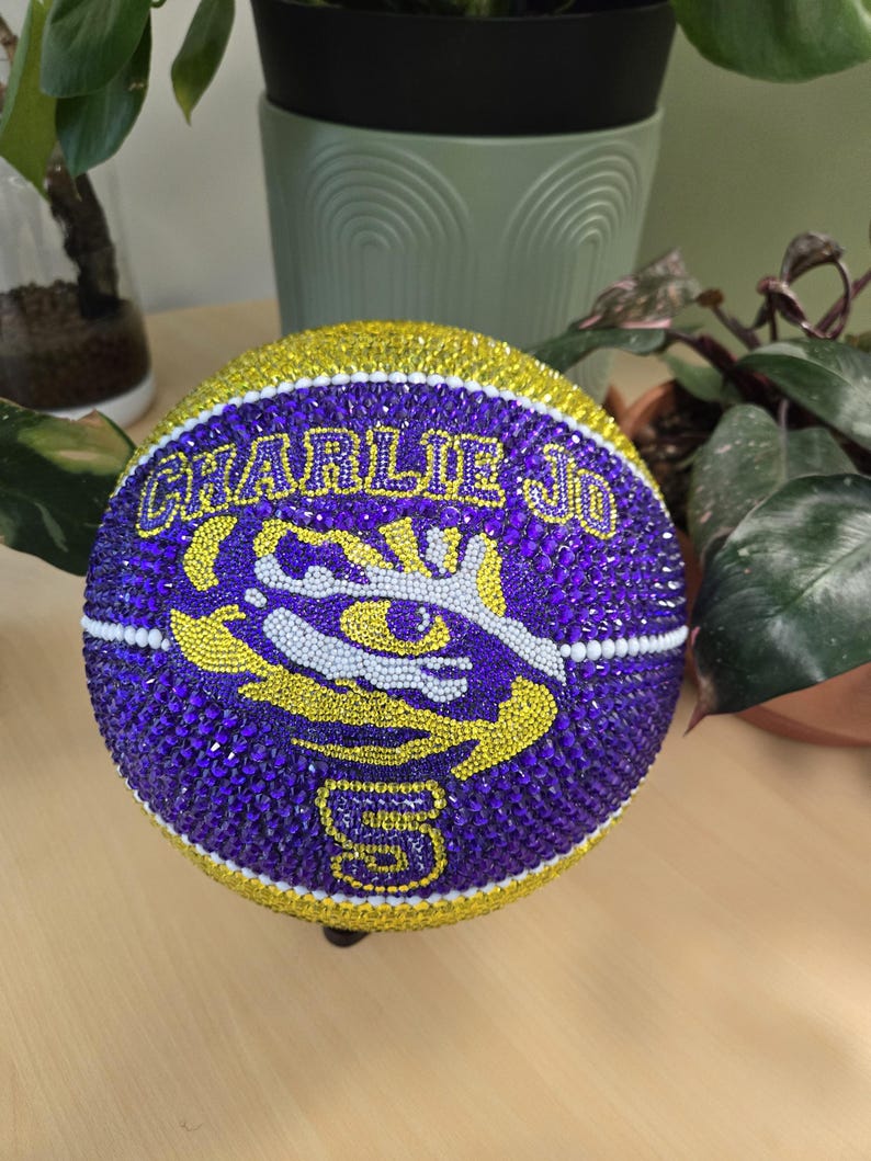 Bedazzled Basketball - Etsy