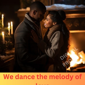 5 Digital Black Couples