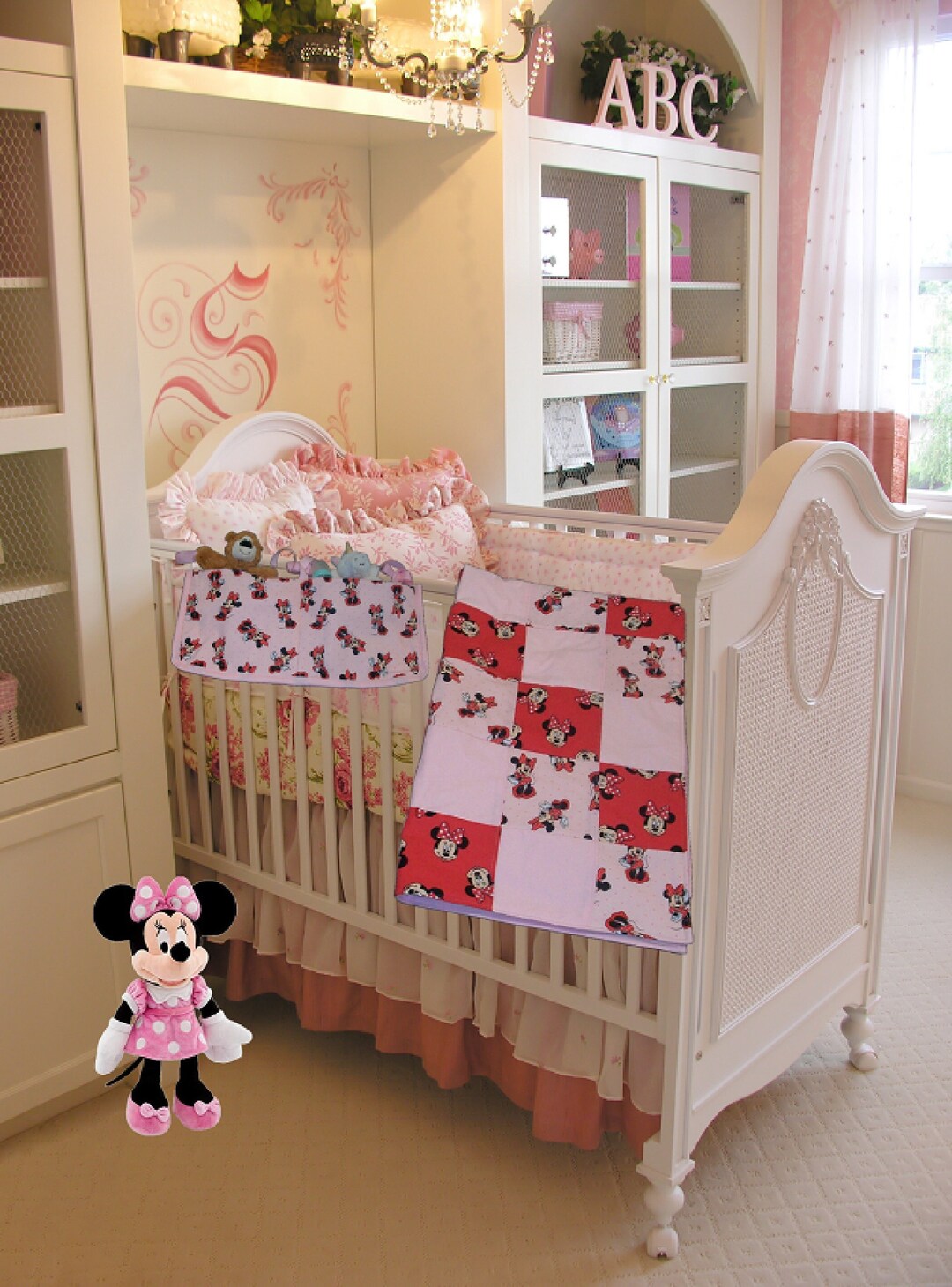 My Minnie Mouse Crib Quilt Set of 2 Etsy
