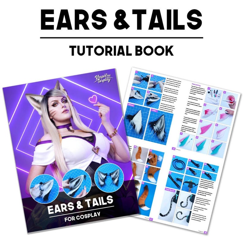 Little Ears Instructions.pdf Ears and Tails for Cosplay (PDF) - Etsy