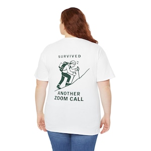 Zoom | Funny Office Corporate Unisex Heavy Cotton Tee, Mens Womens Work Shirt, Business Humor Tee, Joke Graphic Tee, Casual Friday Tshirt