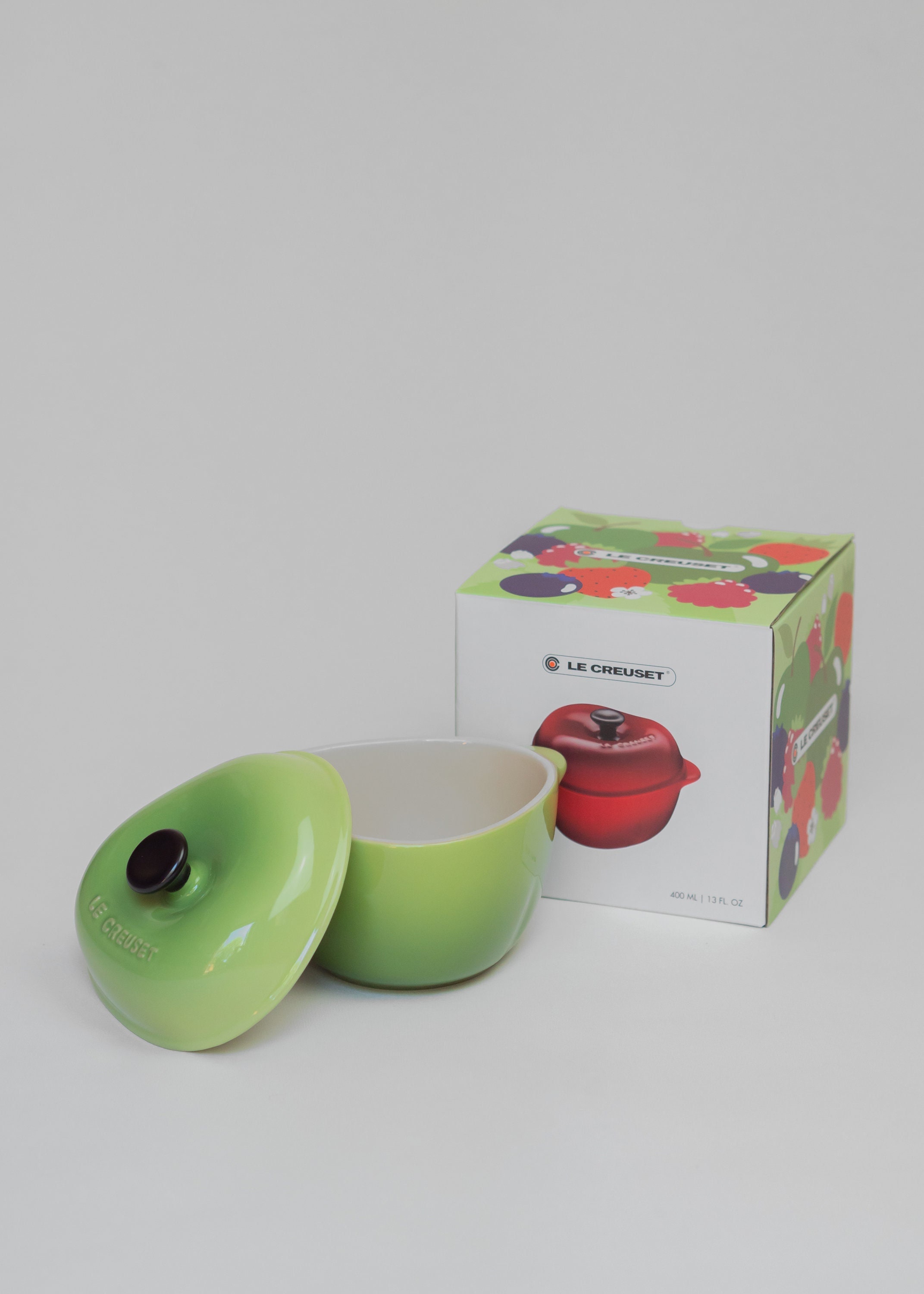 Le Creuset Green Apple Casserole Cocotte Pomme Stoneware Pot