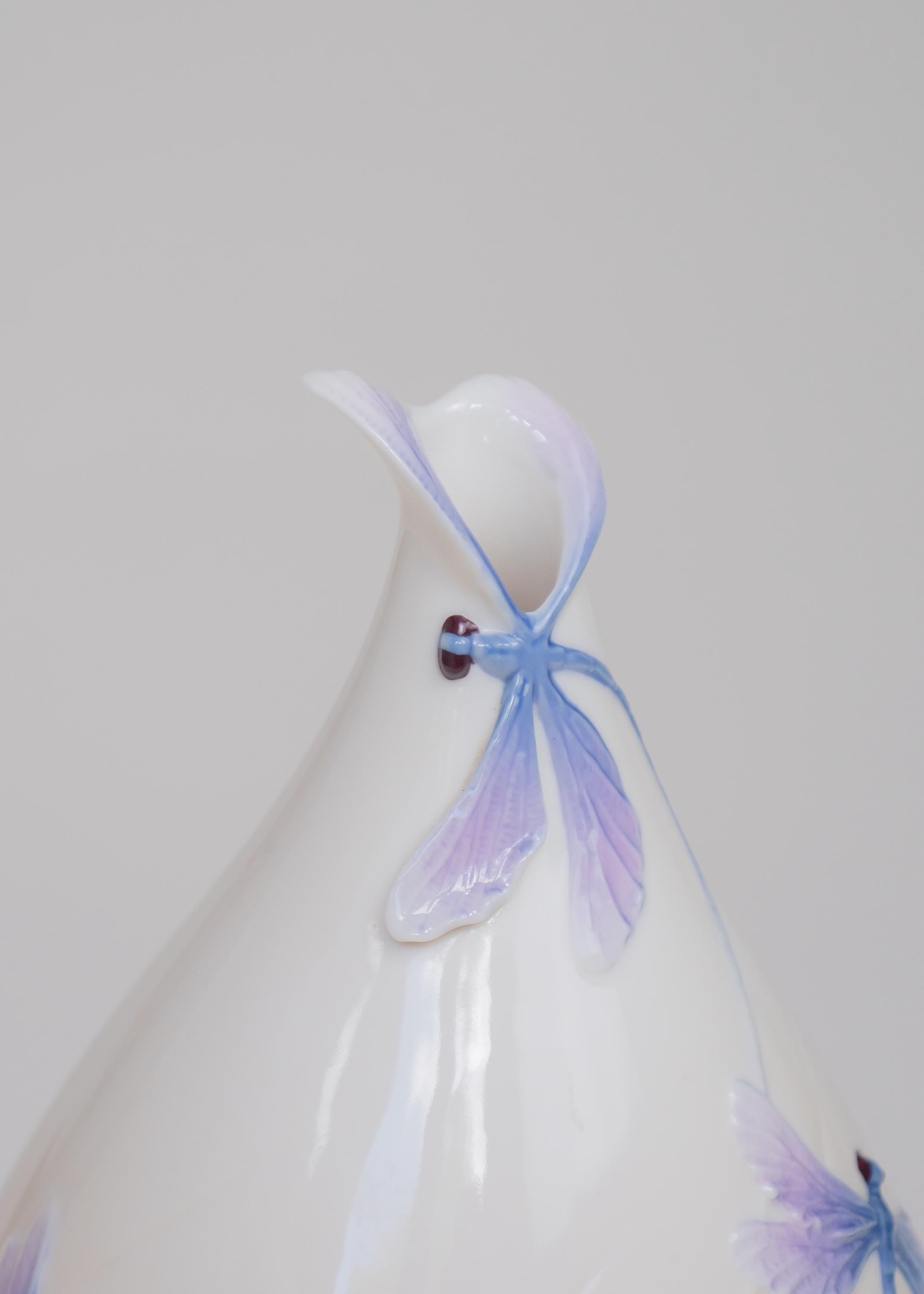 Franz Porcelain Dragonfly Vase Designed by Jen Woo | XP1904 - Etsy