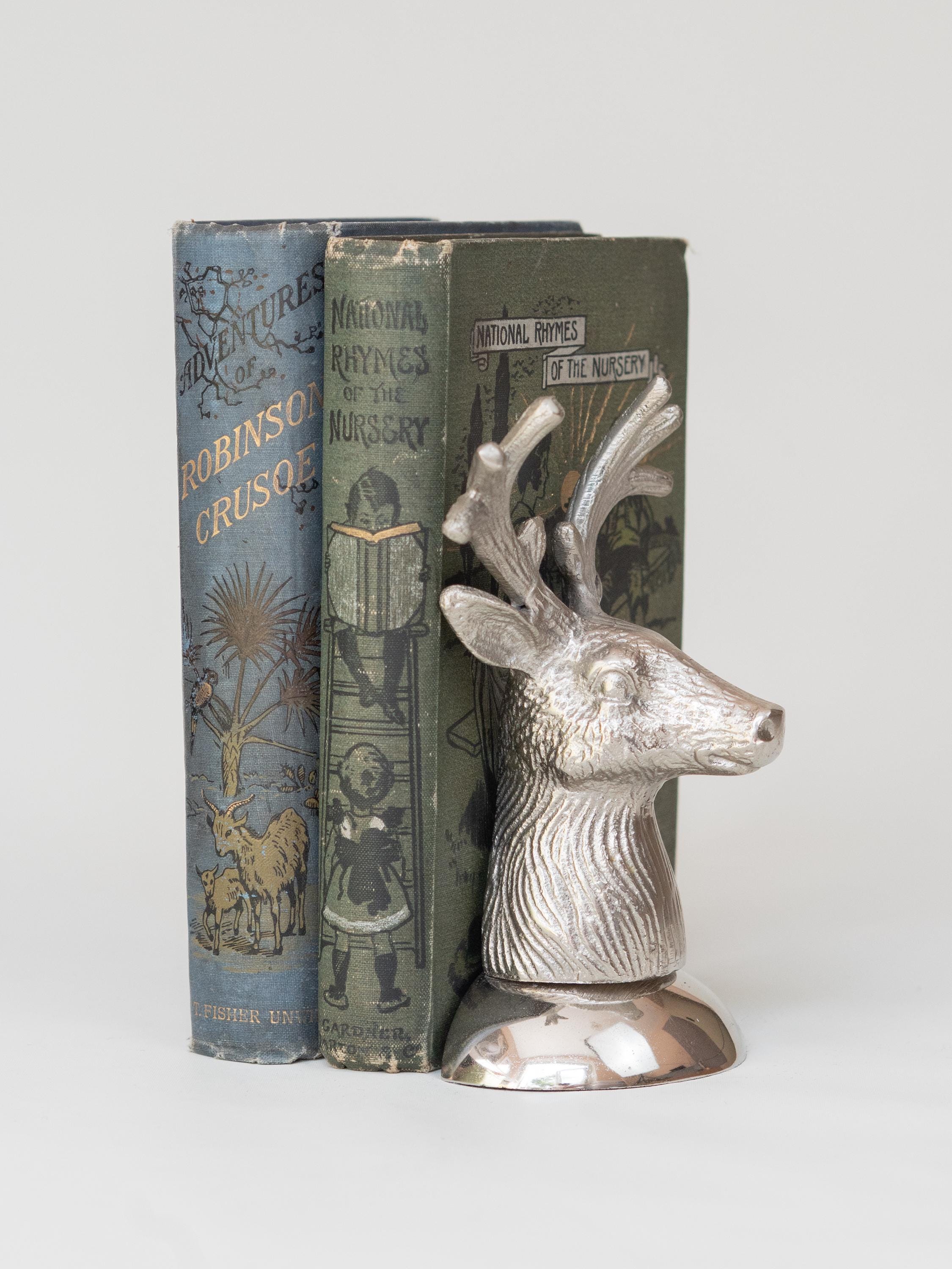 Book Ends Deer - Etsy UK
