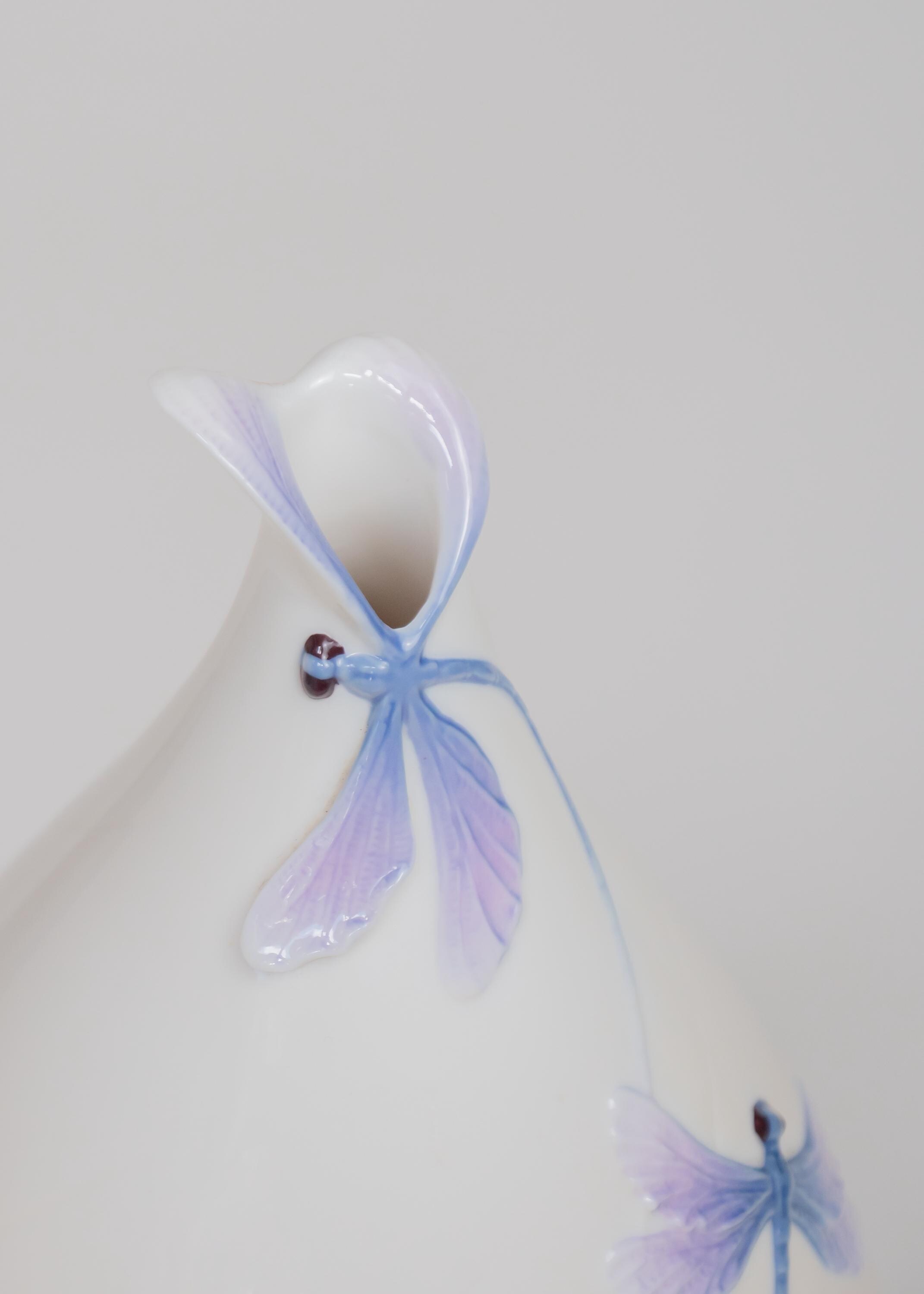 Franz Porcelain Dragonfly Vase Designed by Jen Woo | XP1904 - Etsy