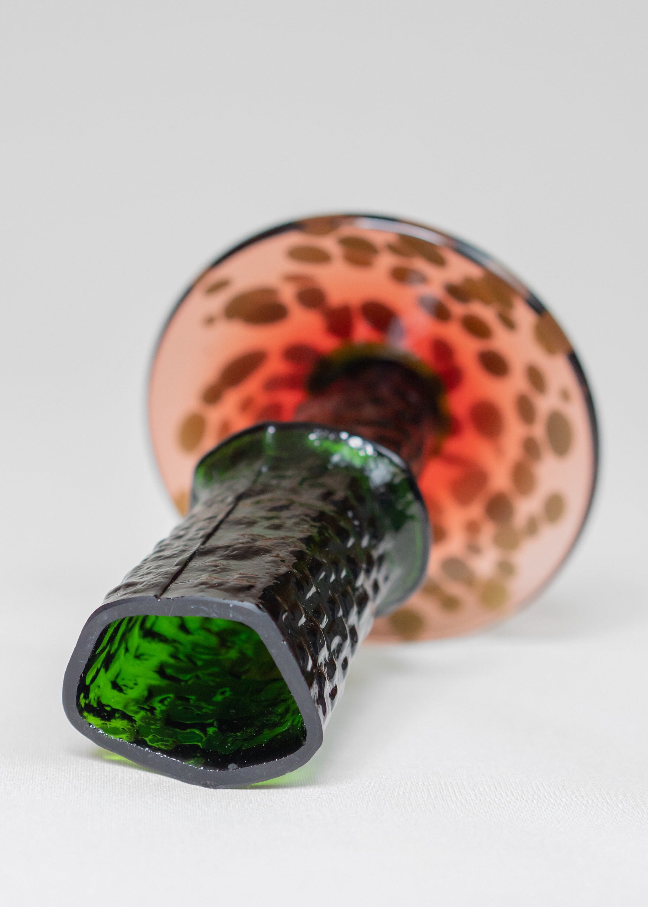 Bo Borgstrom Åseda Glass Sweden 1970s Vintage Mid-century