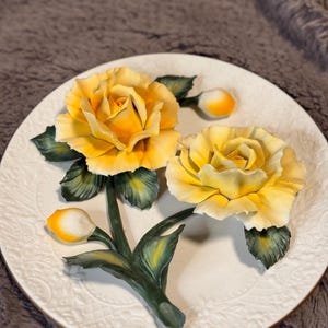 Franklin Mint Porcelain Flowers - Etsy