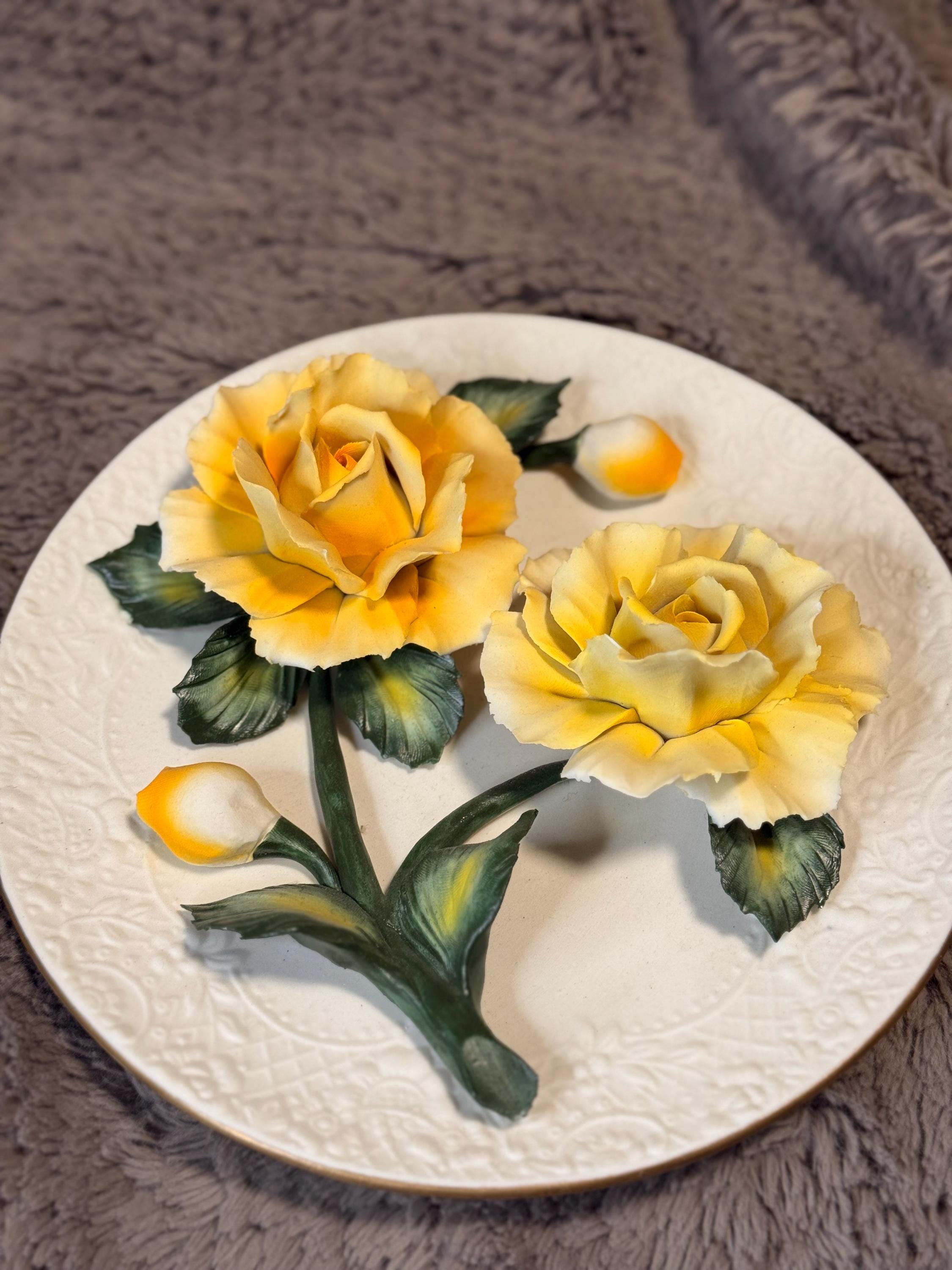 Franklin Mint Porcelain Flowers - Etsy Franklin Mint Porcelain Flowers - Etsy