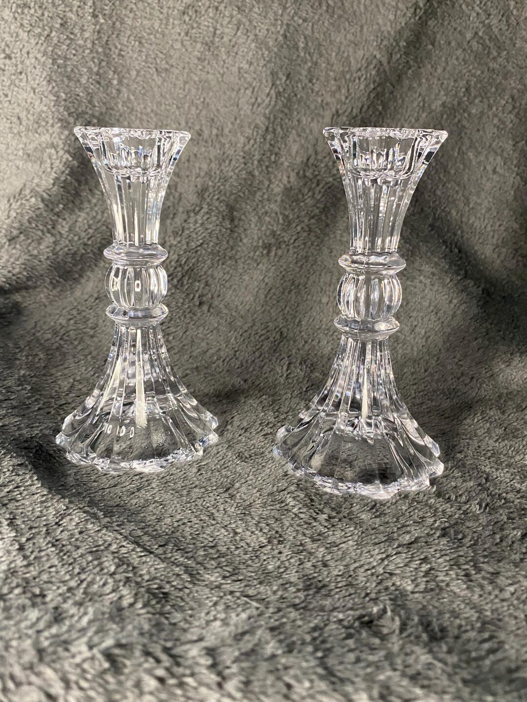 Vintage Mikasa Candlesticks, Mikasa Crystal Candlesticks, Vintage ...