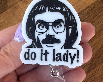 Do it lady badge reel for badges chit badge reel for nurses hospital badge reel trendy badge reels chit badge reels do it lady badge reels