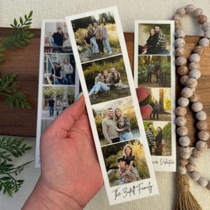 Personalized Photo Strip Magnet for fridge magnet Photo Booth Magnet Personalized photo keepsake of printed photo magnet for gifts for mom