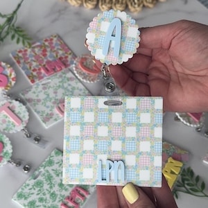 Custom badge buddy for nurses badge buddy gift for nurses personalized badge buddy for ID badge buddy gift for nurse badge buddy image 14