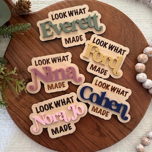 Look what I made magnet for children&#39;s artwork magnet for fridge magnets for kids art magnet custom magnet for kids look what i made magnet