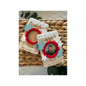Father&#39;s  Day Fridge Photo Magnet | Fridge Magnet | Father&#39;s Day Gift | Dad Gift | Gift for Grandpa | Gift for father | Photo Frame