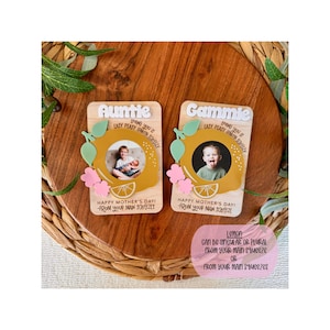 Mother's Day Fridge Photo Magnet | Fridge Magnet | Mother's Day Gift | Mom Gift | Gift for Grandma | Gift for Mom | Photo Frame image 2