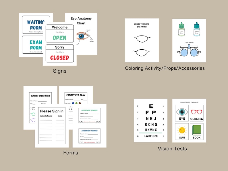 Eye Doctor Printables