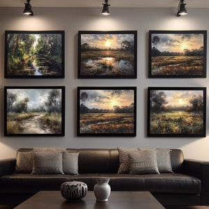 Florida Nature Gallery Wall Art Set | Vintage Living Room Decor | PRINTABLE Collection of 15 | Digital DOWNLOAD