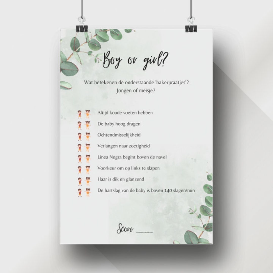 Baby Shower Card Boy Or Girl Baby Shower Games Bakery Talks Fill in the Baby shower card boy or girl baby shower games bakery talks fill in the