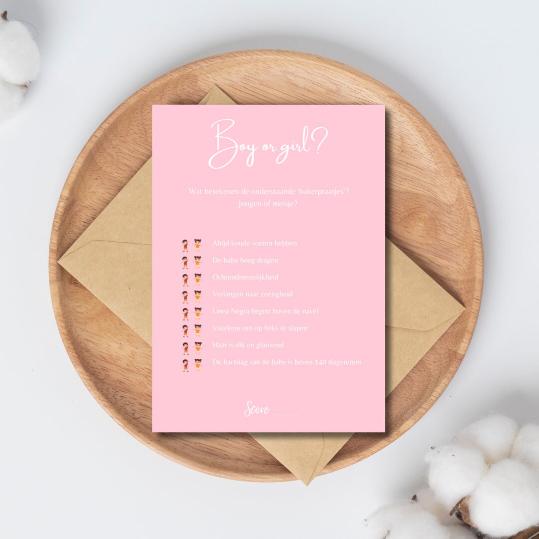 Baby Shower Card Boy Or Girl Baby Shower Games Bakery Talks Fill in the Baby shower card boy or girl baby shower games bakery talks fill in the