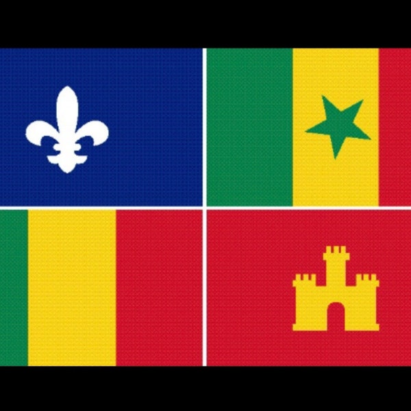 Louisiana Creole Flag