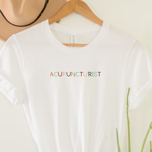 Camiseta de acupuntura, Acupuntura, Regalo de acupunturista, TCM, Acu Shirt, Medicina china, Acupunturista, Camiseta holística, Practicante