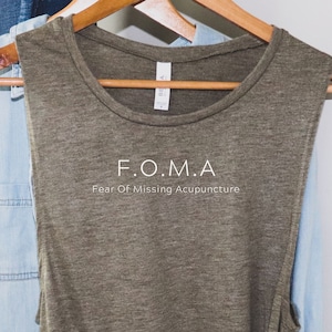FOMO Acu, acupuntura, tanque de acupuntura, tanque de músculo de cuchara de acupuntura, TCM, regalo de acupunturista, en el punto, medicina china, regalo de TCM