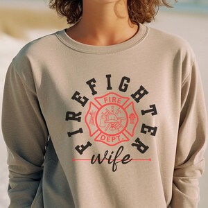 Engine-man Wife Sweatshirt, First Responder Shirt, Firefighter Wife Gift, Pullover, Firefighter Wife Sweatshirt, Firefighter Shirt