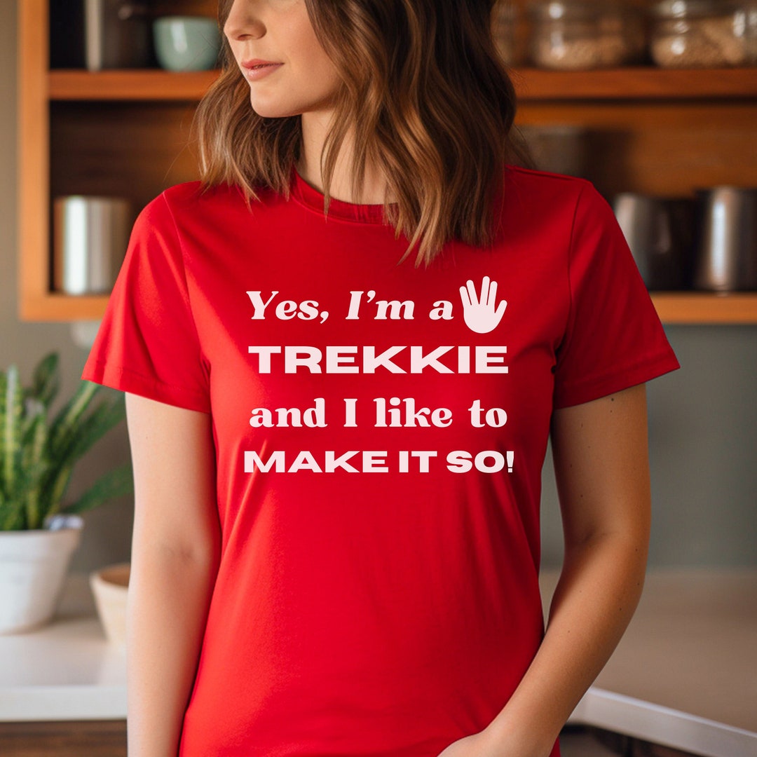 Star Trek TNG Fan Gift, Funny Star Trek Comic Con T-shirt, Captain ...