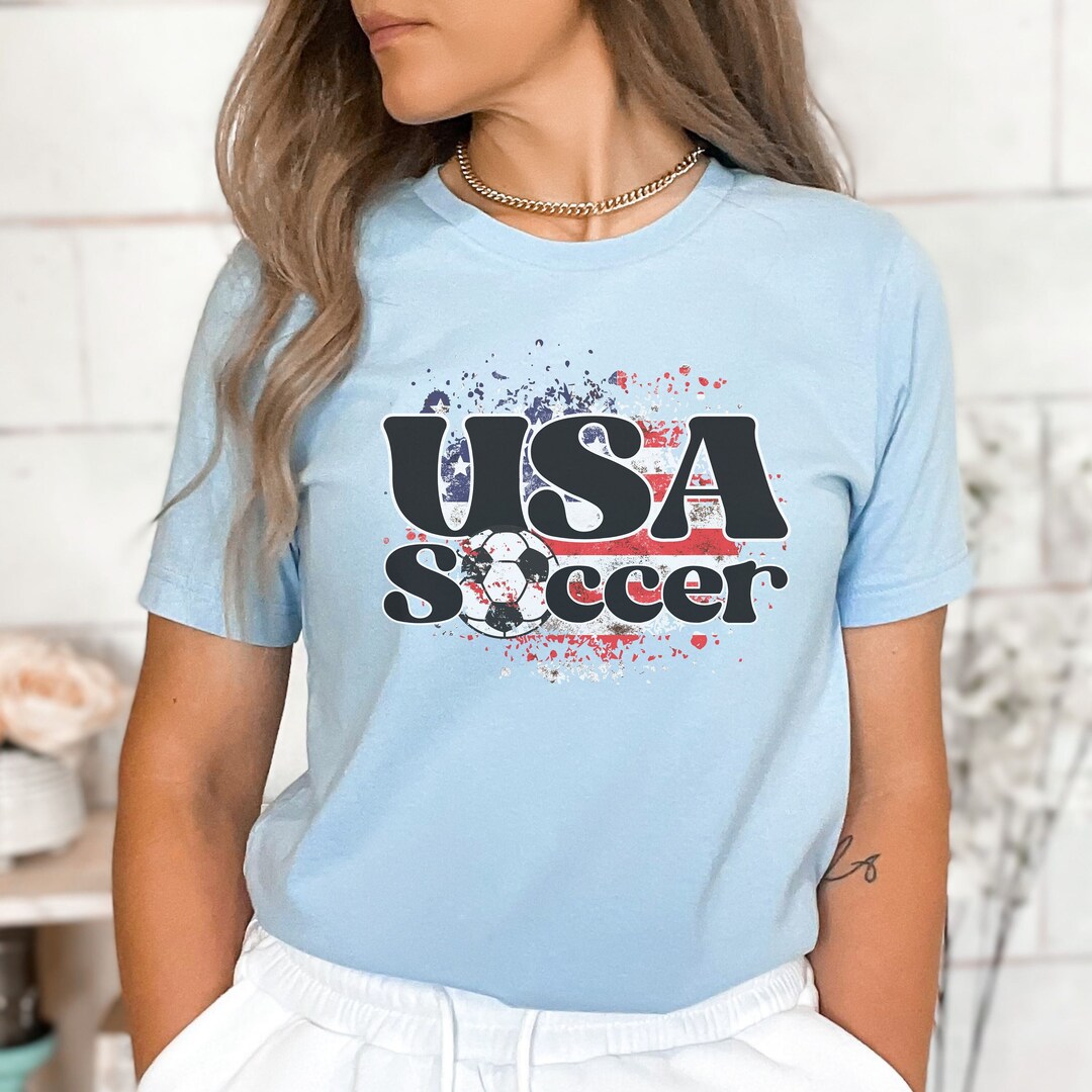 USA Soccer Tshirt for Men and Women Americans World Cup Etsy