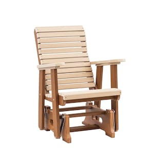 Anchor Bay Amish Handgefertigter Poly Outdoor Segelflugzeug: Birkenholz & Antikes Mahagoni