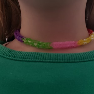 Loom Band Necklace Etsy UK