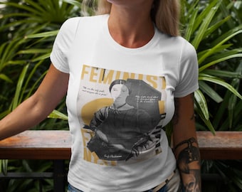 Emily Dickinson Quote T-Shirt Feminist Literary Poetry Shirt Bookish Merch Light Academia Book Lover Tee-shirt Reading Gift for Bookworm