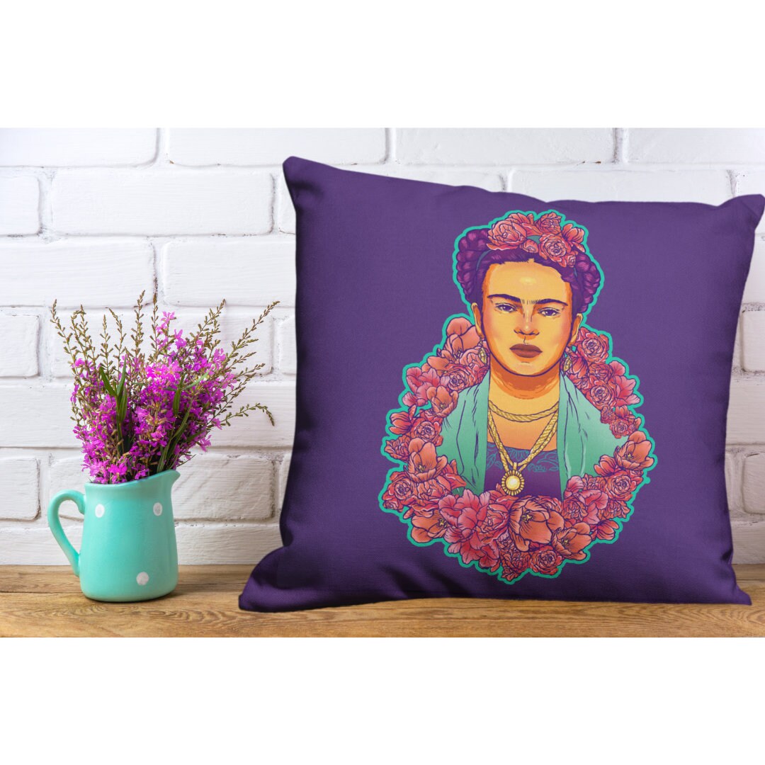 Frida Kahlo Cushion Cover Pillow Case Throw Pillow Etsy