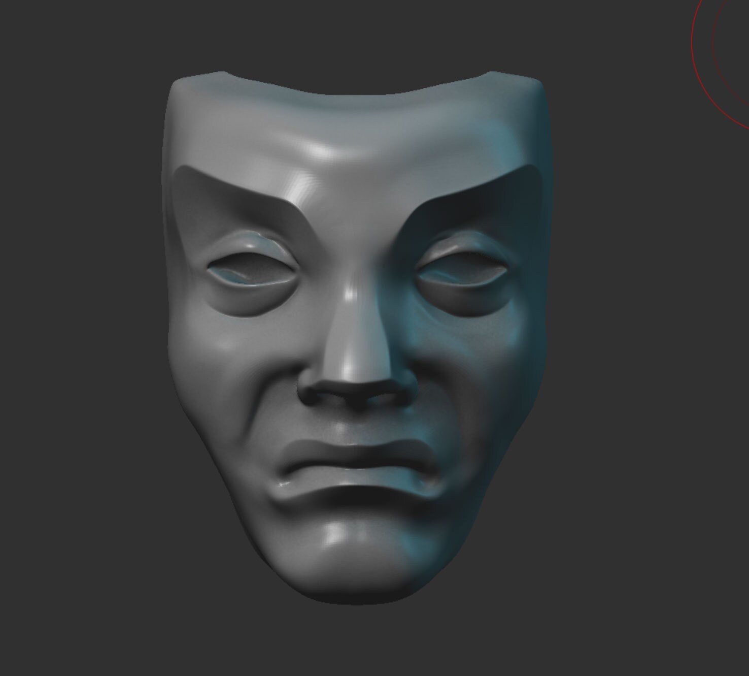 Magic mirror head 3d print file for cosplay etsy