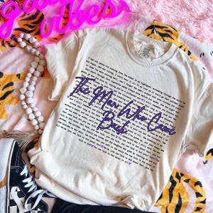 Jessie Murph The Man Came Back Lyric TShirt Jessie Murph Inspired Lyrics T-Shirt | Oversized Jessie Murph Tee | Jessie Murph Sweater