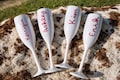 Personalized Island Name Champagne Flute, Bach Island Party Favors, Bridal Party Gifts, Personalized Flutes, love Island inspired champagne