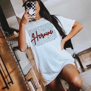 Jessie Murph H*eroin* Lyrics Shirt | Original Designer | Jessie Murph Tour Shirt | Jessie Murph World Wide Hysteria Tour Shirt Jessie Murph