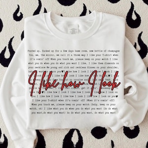 Jessie Murph I Like How I Look Lyrics Shirt | Original Designer | Jessie Murph Tour Shirt | Jessie Murph World Wide Hysteria Tour Shirt