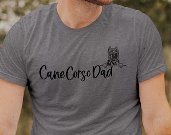Cane Corso Dad Unisex Jersey Short Sleeve Tee Sizes XS-5XL, Cane Corso Dad Gift, Cane Corso Shirt, Cane Corso Dad Shirt, Cane Corso Dad Tee