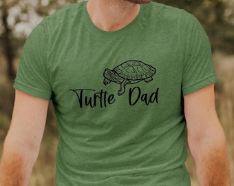 Turtle Dad Unisex Jersey Short Sleeve Tee, Turtle Dad Gift, Turtle Shirt, Turtle Dad Shirt, Turtle Papa Tee, Herp Dad, Turtle Gifts