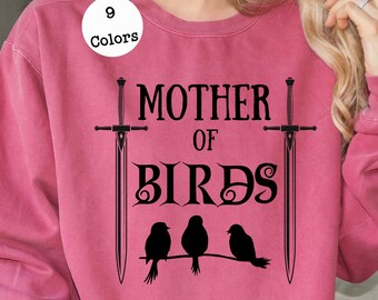 Mother of Birds Premium Comfort Colors Sudadera teñida en prenda unisex, 9 colores, tallas S-2XL / Bird Mom Shirt / Regalo para Bird Mom