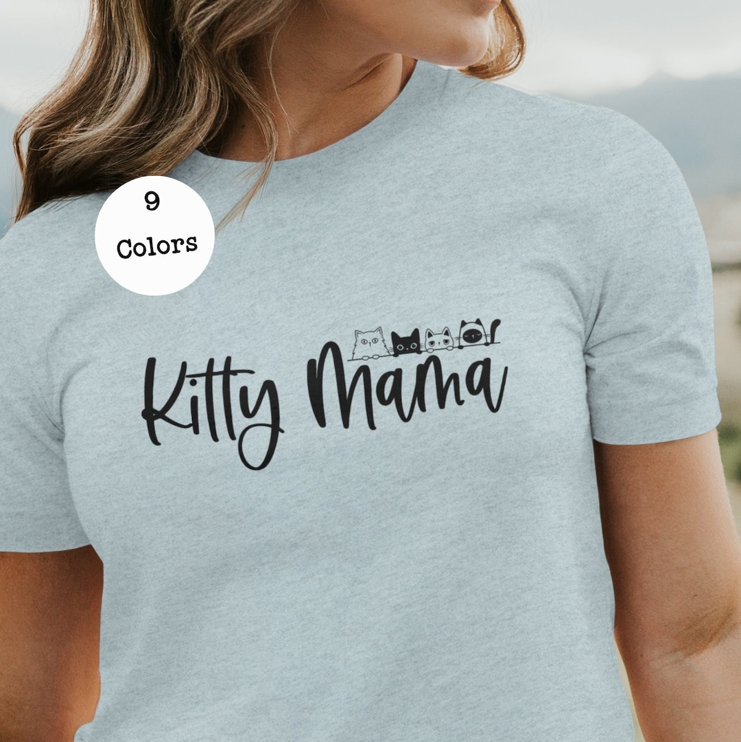 Niedlich, Mutter, Katze, Stillen, Kätzchen, Karikatur, Vektor, Symbol