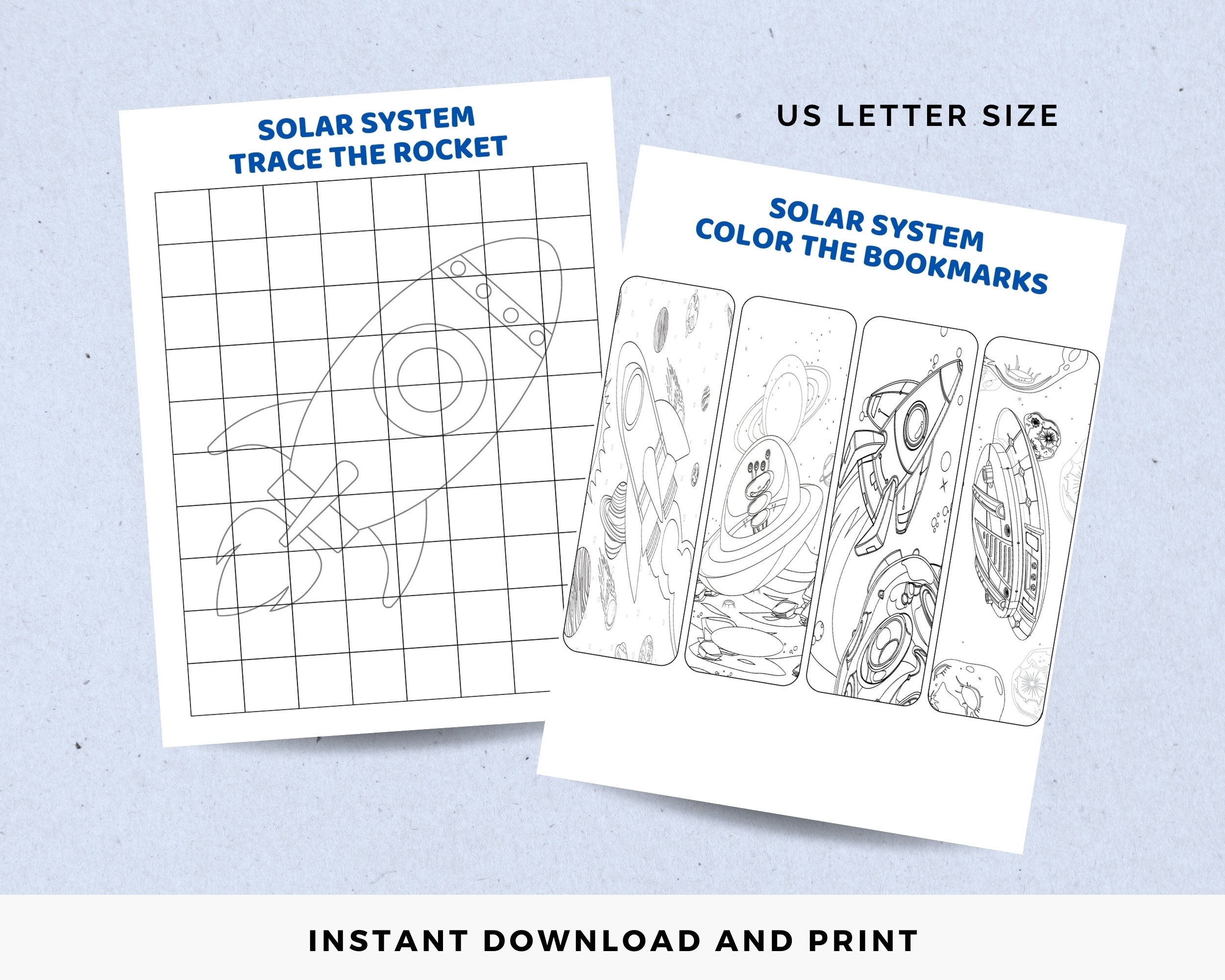 Solar System Activity Bundle Educational Puzzles, Games, Coloring Fun ...