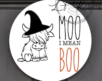 Moo I Mean Boo SVG Digital File